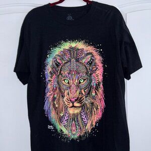 Cancun Riviera Maya Lion Face Graphic T-Shirt